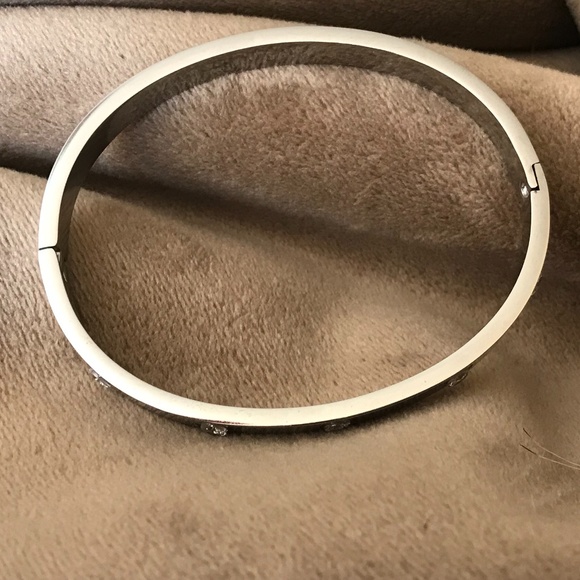 Love style Bangle with CZs - stainless steel - Picture 6 of 7